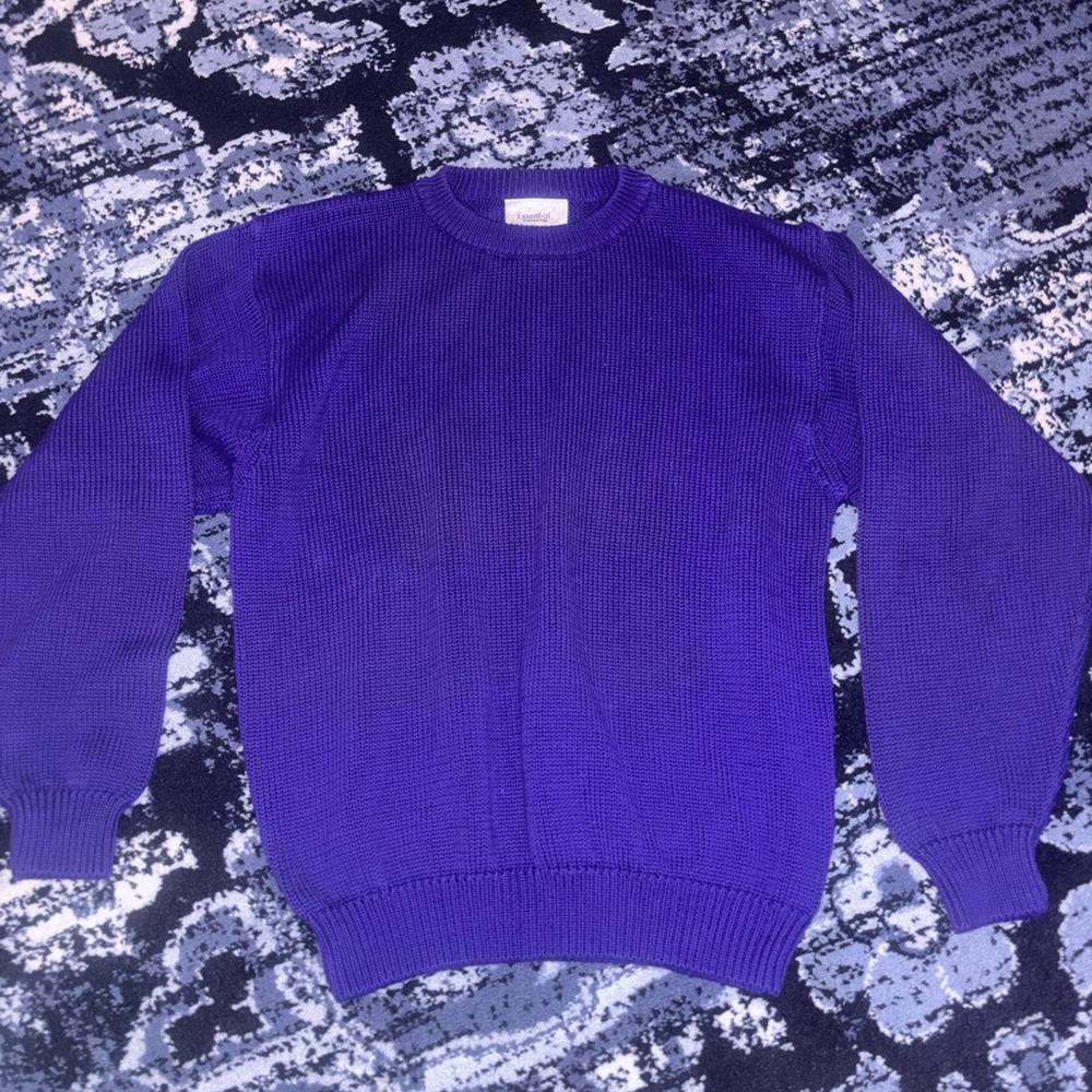 Women’s Essential Elements Purple Sweater